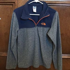 Youth XL North Face half-zip pullover fleece